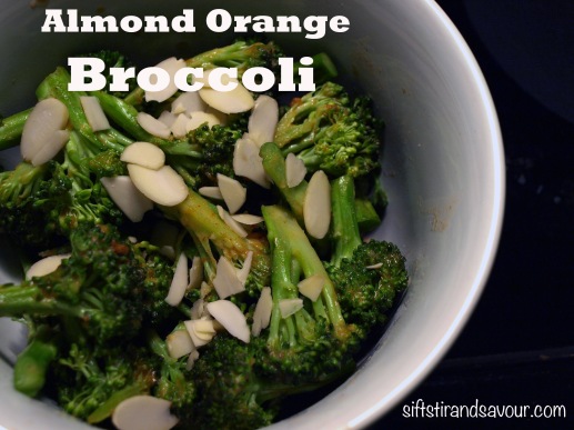 Almond Orange Broccoli
